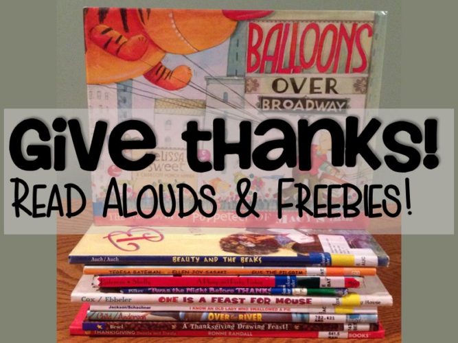 November Picture Books and Free Resources