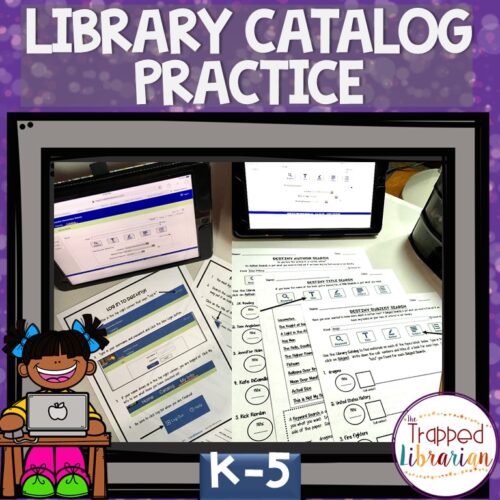 Library Catalog Practice Kindergarten through Fifth Grade