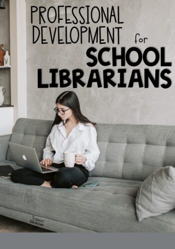Are you looking for professional development made specifically for school librarians? This school librarian PD is completely online and on-demand, so you can learn from the comfort of your own home anytime! Learn all about it here and start your learning today! #thetrappedlibrarian #schoollibrarian #professional development