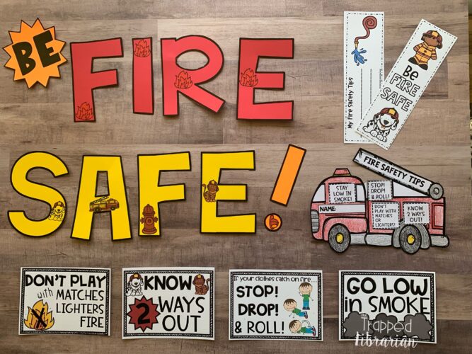 Fire Safety October library lessons