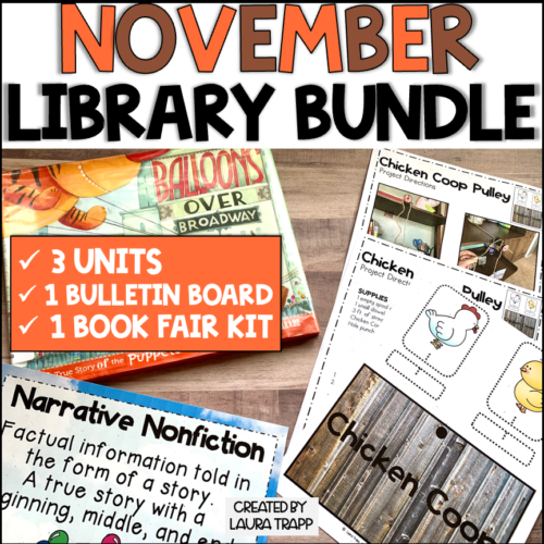 November Library Lessons Bundle