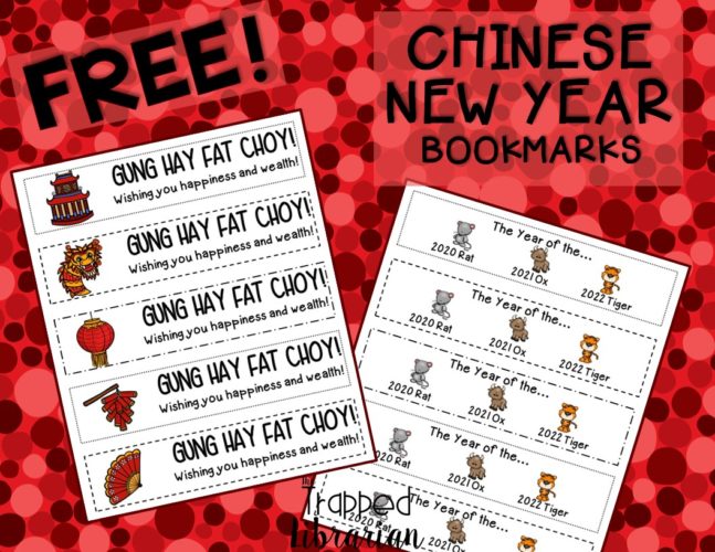 Trapp Free Chinese New Year Bookmarks