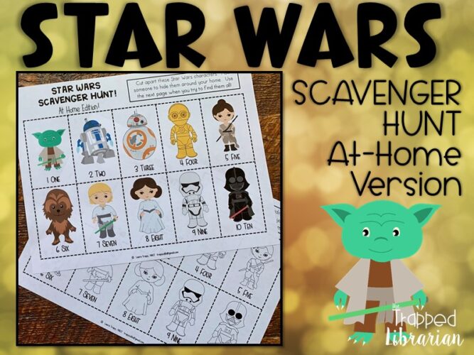 Trapp Star Wars Scavenger Hunt At Home Version