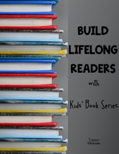Turn your reluctant readers into lifelong readers with fantastic book series for kids.  Connecting your elementary students to kids’ book series they will love will get them hooked on reading.  Get strategies for using series books to help your students develop and sustain a love of reading.  #thetrappedlibrarian #kidsbookseries