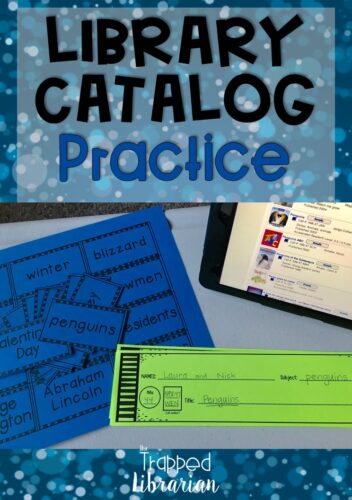 Make your library catalog practice fun and engaging with these ideas for your elementary school library. Activities work with Follett Destiny Library Catalog and other library catalog systems. #thetrappedlibrarian #librarycatalog
