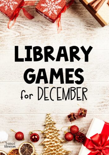 Are you looking for a way to make your December library lessons fun? This elementary library game can be played in person, for distance learning, or hybrid learning. Read all about this fun Christmas Picture Book Trivia Game and save your sanity while you keep the fun in your December library classes! #thetrappedlibrarian #decemberlibrary