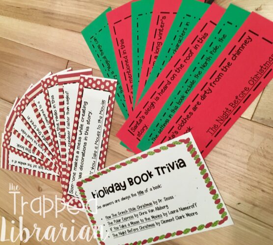 Library Game Trivia Cards
