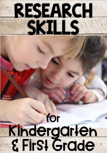 Teaching kids research skills in the primary grades can be daunting.  With the right approach, you can do kindergarten research projects and first grade research projects effortlessly in your elementary school library.  Whether you’re looking for animal research projects or president research activities, your students will have fun with these tips for research skills activities for kids! #thetrappedlibrarian #elementarylibrary 