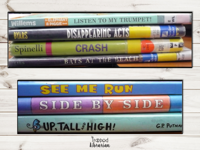 April Library Lessons Book Spine Poetry