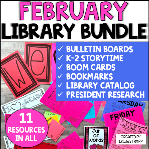 February Library Lessons Bundle