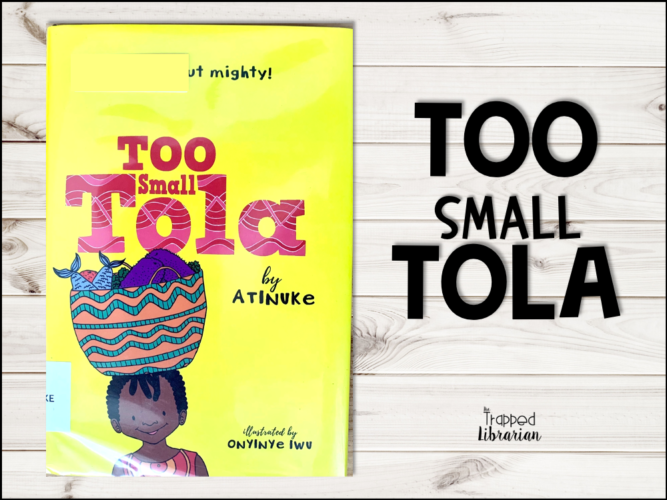 Cybils Early Chapter Books 2021 finalist Too Small Tola