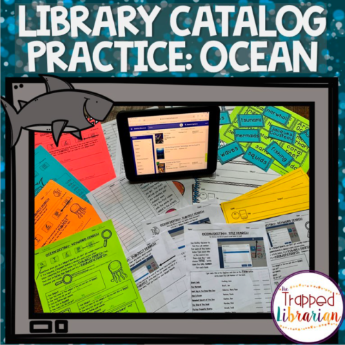 Ocean Library Catalog Practice for May Library Lessons