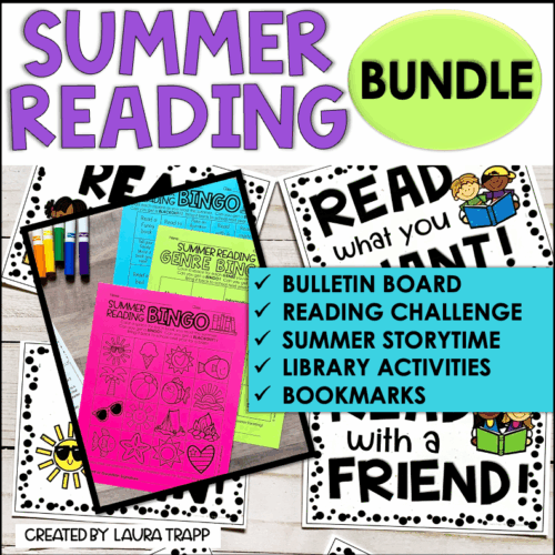 Summer Reading Bundle Kit for Elementary Librarians and Teachers