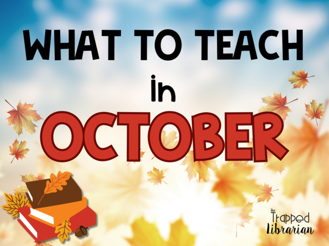 October Library Lessons