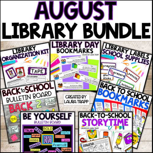 August Library Bundle from the Trapped Librarian