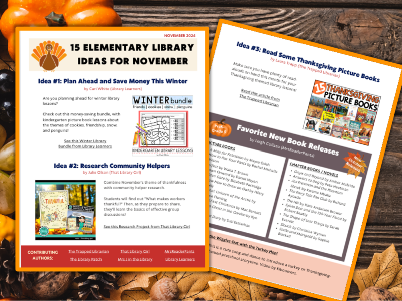 November Library Ideas Newsletter