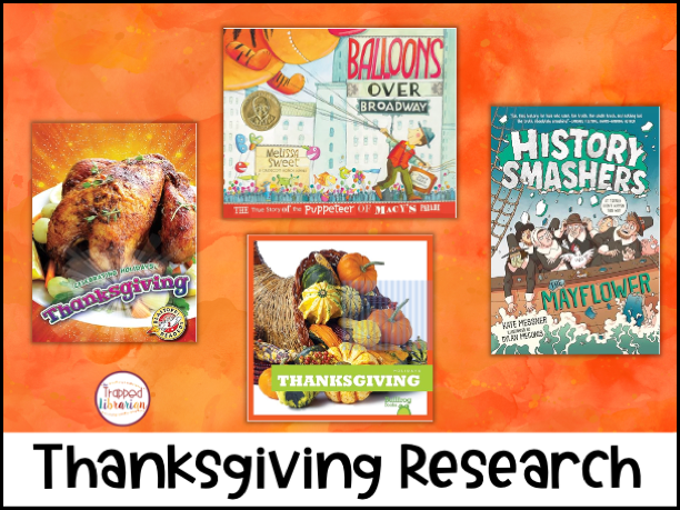 Nonfiction books for Thanksgiving Research