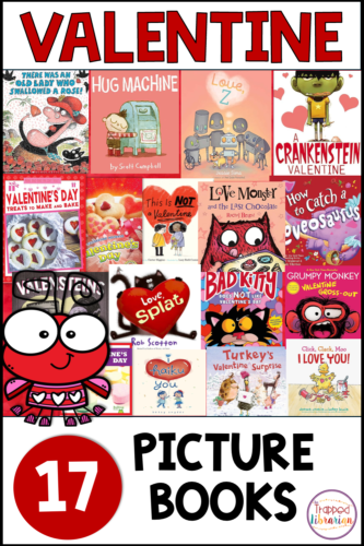 As an elementary librarian, I always look forward to February library lessons! That’s why I want to recommend these 17 Valentine’s Day picture books for kids for this month’s library storytimes and classroom read-alouds. Make sure you’ve got plenty of Valentine books on hand and your library lessons will be fun and engaging! Take a look at  these February picture books on the Trapped Librarian blog today!