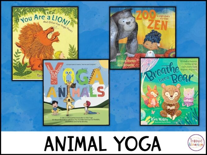 Animal yoga kids books