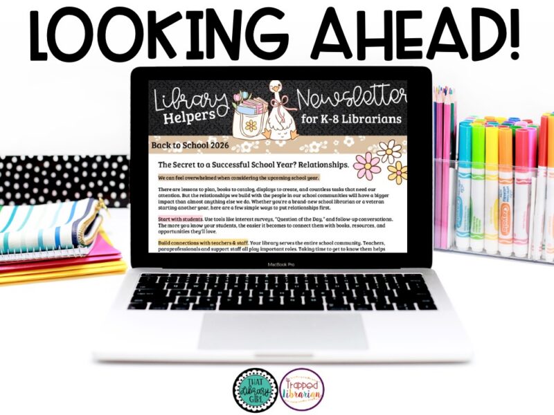 Back to School Library Newsletter